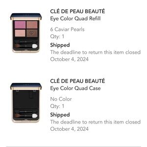 Cle De Peau Beaute Eyeshadow and Case